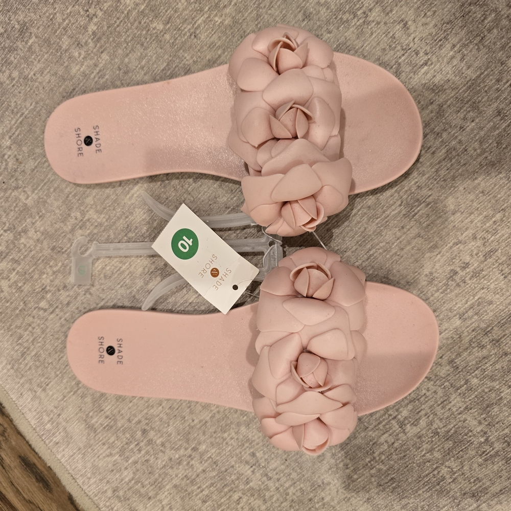 Women's Pink Floral Sandals